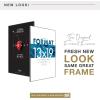 imageMCS Format Document Frame Diploma and Certificate Frame Black 85 x 11 6PackBlack