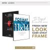 imageMCS Format Document Frame Diploma and Certificate Frame Black 85 x 11 6PackBlack