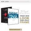 imageMCS Format Document Frame Diploma and Certificate Frame Black 85 x 11 6PackBlack