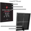 imageMCS Format Document Frame Diploma and Certificate Frame Black 85 x 11 6PackBlack