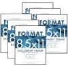 imageMCS Format Document Frame Diploma and Certificate Frame Black 85 x 11 6PackBlack