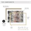 imageMCS Frame for Puzzles Walnut 1425 x 1925 in or smallerNatural