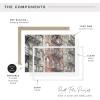 imageMCS Frame for Puzzles Walnut 1425 x 1925 in or smallerWhite