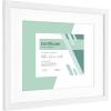 imageMCS Gallery Essential Certificate Document Frame Set 11 x 14 Matted Gallery Wall Frames Fit 85 x 11 Diplomas Documents ampamp Certificates White Woodgrain 6PackWhite Woodgrain