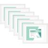 imageMCS Gallery Essential Certificate Document Frame Set 11 x 14 Matted Gallery Wall Frames Fit 85 x 11 Diplomas Documents ampamp Certificates White Woodgrain 6PackWhite Woodgrain