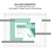 imageMCS Gallery Essential Certificate Document Frame Set 11 x 14 Matted Gallery Wall Frames Fit 85 x 11 Diplomas Documents ampamp Certificates White Woodgrain 6PackWhite Woodgrain