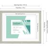 imageMCS Gallery Essential Certificate Document Frame Set 11 x 14 Matted Gallery Wall Frames Fit 85 x 11 Diplomas Documents ampamp Certificates White Woodgrain 6PackGray Woodgrain