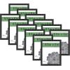 imageMCS Gallery Essential Certificate Document Frame Set 11 x 14 Matted Gallery Wall Frames Fit 85 x 11 Diplomas Documents ampamp Certificates White Woodgrain 6PackBlack Woodgrain