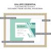 imageMCS Gallery Essential Certificate Document Frame Set 11 x 14 Matted Gallery Wall Frames Fit 85 x 11 Diplomas Documents ampamp Certificates White Woodgrain 6PackNatural Woodgrain