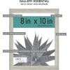 imageMCS Gallery Essential Certificate Document Frame Set 11 x 14 Matted Gallery Wall Frames Fit 85 x 11 Diplomas Documents ampamp Certificates White Woodgrain 6PackGray Woodgrain