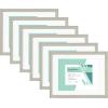 imageMCS Gallery Essential Certificate Document Frame Set 11 x 14 Matted Gallery Wall Frames Fit 85 x 11 Diplomas Documents ampamp Certificates White Woodgrain 6PackGray Woodgrain