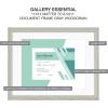 imageMCS Gallery Essential Certificate Document Frame Set 11 x 14 Matted Gallery Wall Frames Fit 85 x 11 Diplomas Documents ampamp Certificates White Woodgrain 6PackGray Woodgrain