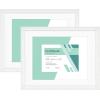 imageMCS Gallery Essential Certificate Document Frame Set 11 x 14 Matted Gallery Wall Frames Fit 85 x 11 Diplomas Documents ampamp Certificates White Woodgrain 6PackWhite Woodgrain