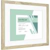 imageMCS Gallery Essential Certificate Document Frame Set 11 x 14 Matted Gallery Wall Frames Fit 85 x 11 Diplomas Documents ampamp Certificates White Woodgrain 6PackNatural Woodgrain