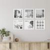 imageMCS Gallery Essential Certificate Document Frame Set 11 x 14 Matted Gallery Wall Frames Fit 85 x 11 Diplomas Documents ampamp Certificates White Woodgrain 6PackWhite Woodgrain