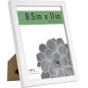 imageMCS Gallery Essential Certificate Document Frame Set 11 x 14 Matted Gallery Wall Frames Fit 85 x 11 Diplomas Documents ampamp Certificates White Woodgrain 6PackWhite Woodgrain