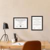 imageMCS Gallery Essential Document Frame  White Woodgrain 85 x 11 in 6 pkBlack Woodgrain