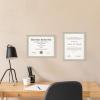 imageMCS Gallery Essential Document Frame  White Woodgrain 85 x 11 in 6 pkGray Woodgrain