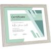 imageMCS Gallery Essential Document Frame  White Woodgrain 85 x 11 in 6 pkGray Woodgrain
