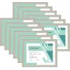 imageMCS Gallery Essential Document Frame  White Woodgrain 85 x 11 in 6 pkGray Woodgrain