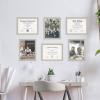 imageMCS Gallery Essential Document Frame  White Woodgrain 85 x 11 in 6 pkGray Woodgrain