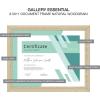 imageMCS Gallery Essential Document Frame  White Woodgrain 85 x 11 in 6 pkNatural Woodgrain