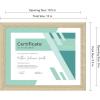 imageMCS Gallery Essential Document Frame  White Woodgrain 85 x 11 in 6 pkNatural Woodgrain