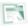 imageMCS Gallery Essential Document Frame  White Woodgrain 85 x 11 in 6 pkWhite Woodgrain