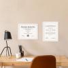 imageMCS Gallery Essential Document Frame  White Woodgrain 85 x 11 in 6 pkWhite Woodgrain
