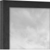imageMCS Gallery Essential Picture Frames Photo Gallery Wall Frame Set with 4 x 6 Inch 5 x 7 Inch and 8 x 10 Inch Frames White Woodgrain 7 PieceBlack Woodgrain