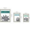 imageMCS Gallery Essential Picture Frames Photo Gallery Wall Frame Set with 4 x 6 Inch 5 x 7 Inch and 8 x 10 Inch Frames White Woodgrain 7 PieceGray Woodgrain