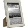 imageMCS Gallery Essential Picture Frames Photo Gallery Wall Frame Set with 4 x 6 Inch 5 x 7 Inch and 8 x 10 Inch Frames White Woodgrain 7 PieceGray Woodgrain