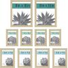 imageMCS Gallery Essential Picture Frames Photo Gallery Wall Frame Set with 4 x 6 Inch 5 x 7 Inch and 8 x 10 Inch Frames White Woodgrain 7 PieceNatural Woodgrain