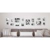 imageMCS Gallery Essential Picture Frames Photo Gallery Wall Frame Set with 4 x 6 Inch 5 x 7 Inch and 8 x 10 Inch Frames White Woodgrain 7 PieceWhite Woodgrain