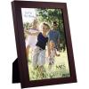 imageMCS Gallery Wood 9Piece Frame Set Grey 65617Espresso