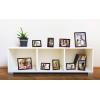 imageMCS Gallery Wood 9Piece Frame Set Grey 65617Espresso