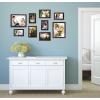 imageMCS Gallery Wood 9Piece Frame Set Grey 65617Espresso