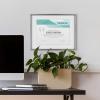 imageMCS Master ampamp Co Foundry Metal Gallery Wall Frame Dark Silver 11 x 14 in matted to 85 x 11 inDark Silver