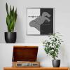imageMCS Master ampamp Co Foundry Metal Gallery Wall Frame Dark Silver 11 x 14 in matted to 85 x 11 inDark Silver