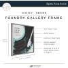 imageMCS Master ampamp Co Foundry Metal Gallery Wall Frame Dark Silver 11 x 14 in matted to 85 x 11 inDark Silver