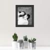 imageMCS Studio Gallery 11x14 Matted To Fit 85x11 Picture Frame White Woodgrain Rectangle Photo Frame for Photos Posters ampamp Art Prints 1PackBlack Woodgrain
