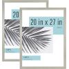imageMCS Studio Gallery 11x14 Matted To Fit 85x11 Picture Frame White Woodgrain Rectangle Photo Frame for Photos Posters ampamp Art Prints 1PackGray Woodgrain