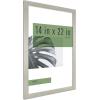 imageMCS Studio Gallery 11x14 Matted To Fit 85x11 Picture Frame White Woodgrain Rectangle Photo Frame for Photos Posters ampamp Art Prints 1PackGray Woodgrain