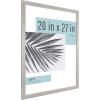 imageMCS Studio Gallery 11x14 Matted To Fit 85x11 Picture Frame White Woodgrain Rectangle Photo Frame for Photos Posters ampamp Art Prints 1PackGray Woodgrain