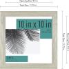 imageMCS Studio Gallery 11x14 Matted To Fit 85x11 Picture Frame White Woodgrain Rectangle Photo Frame for Photos Posters ampamp Art Prints 1PackGray Woodgrain