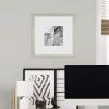 imageMCS Studio Gallery 11x14 Matted To Fit 85x11 Picture Frame White Woodgrain Rectangle Photo Frame for Photos Posters ampamp Art Prints 1PackGray Woodgrain
