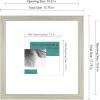 imageMCS Studio Gallery 11x14 Matted To Fit 85x11 Picture Frame White Woodgrain Rectangle Photo Frame for Photos Posters ampamp Art Prints 1PackGray Woodgrain