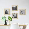 imageMCS Studio Gallery 11x14 Matted To Fit 85x11 Picture Frame White Woodgrain Rectangle Photo Frame for Photos Posters ampamp Art Prints 1PackNatural Woodgrain