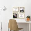 imageMCS Studio Gallery 11x14 Matted To Fit 85x11 Picture Frame White Woodgrain Rectangle Photo Frame for Photos Posters ampamp Art Prints 1PackNatural Woodgrain