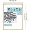 imageMCS Studio Gallery 11x14 Matted To Fit 85x11 Picture Frame White Woodgrain Rectangle Photo Frame for Photos Posters ampamp Art Prints 1PackNatural Woodgrain